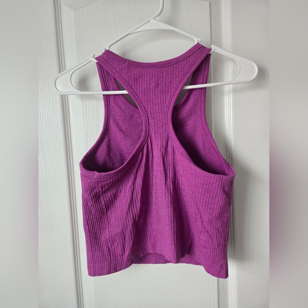 Lululemon Athletica Ebb To Street Croppws Tank Size 8 - Picture 4 of 5
